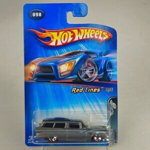 HOT WHEELS 8 CRATE 3/5 RED LINES 098 - MINT - GRAY - (K221)